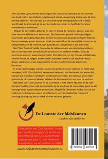 Don Quichot, de vernuftige edelman van La Mancha achterzijde