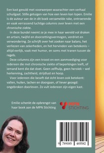Niet gebroken... leven met een chronische ziekte achterzijde
