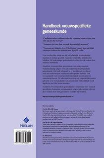 Handboek vrouwspecifieke geneeskunde achterzijde