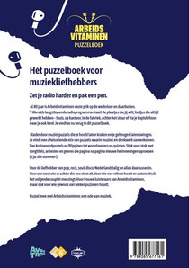 Puzzelboek arbeidsvitaminen achterzijde