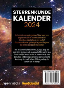 Sterrenkundekalender 2024 achterkant