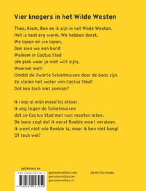 Makkelijk lezen - Vier knagers in het Wilde Westen achterzijde