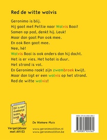 Red de witte walvis achterzijde