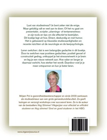 Studeren zonder stress achterzijde