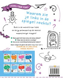 Waarom zie je links in de spiegel rechts? achterzijde