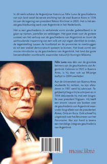 Beknopte geschiedenis van Argentinië achterzijde