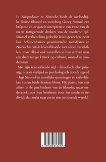 Schopenhauer en Nietzsche achterzijde