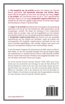 Het waagstuk van de politiek achterzijde