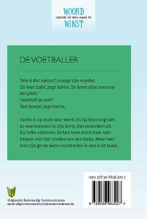 De voetballer achterzijde