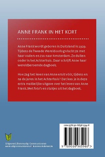 Anne Frank in het kort achterzijde