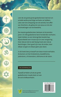Twaalf verhalen uit de zes grote godsdiensten achterzijde