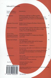 Literature and Multilingualism in the Low Countries (1100-1600) achterzijde