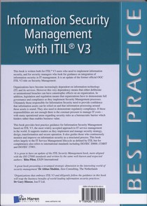 Information Security Management with ITIL V3 achterzijde