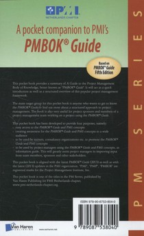 A pocket companion to PMI's PMBOK Guide achterzijde