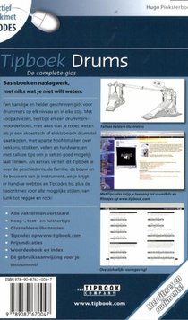 Tipboek Drums achterzijde