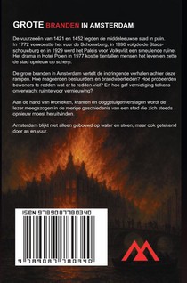 Grote branden in Amsterdam achterzijde