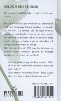 Geluk is een vlinder achterzijde