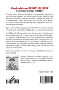 Verslaafd aan spiritualiteit achterzijde