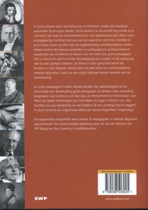 Grote pedagogen in klein bestek achterzijde