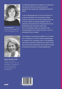 Werkboek van woede naar redelijkheid: voor advocaten en mediators achterzijde