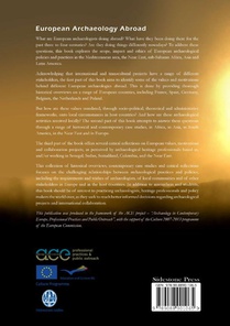 European archaeology abroad achterzijde