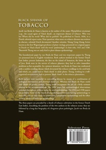 Black shank of tobacco in the former Dutch East Indies, caused by Phytophthora nicotianae achterkant