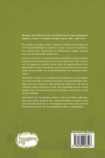 Bronnen betreffende Kerk en School in de gouvernementen Ambon, Ternate en Banda ten tijde van de Verenigde Oost-Indische Compagnie (VOC), 1605-1791 achterzijde