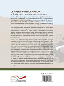 Gender Transformations in Prehistoric and Archaic Societies achterzijde