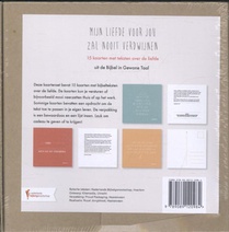 De liefde zal nooit verdwijnen achterkant