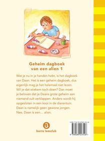 Geheim dagboek van een alien 1 achterzijde