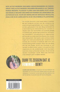 De vrolijke feminist achterzijde