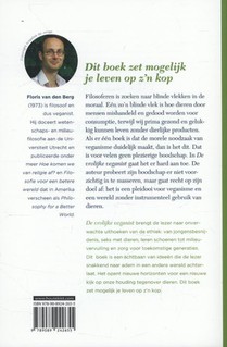 De vrolijke veganist achterzijde