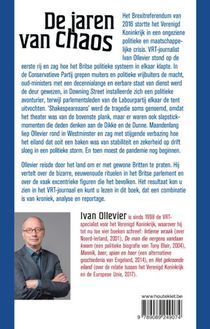 De jaren van chaos achterzijde