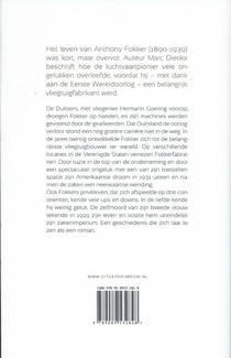 Anthony Fokker achterzijde