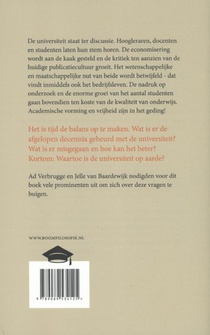 Waartoe is de universiteit op aarde? achterzijde