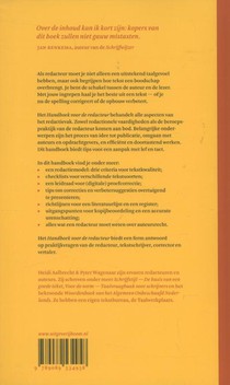 Handboek voor de redacteur achterzijde