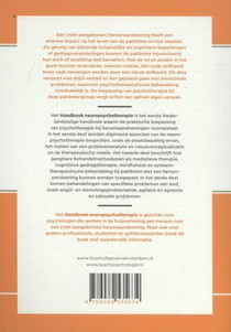 Handboek neuropsychotherapie achterzijde