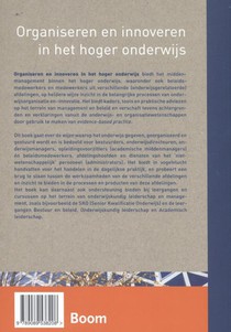 Organiseren en innoveren in het hoger onderwijs achterzijde
