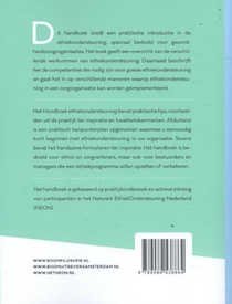 Handboek ethiekondersteuning achterzijde