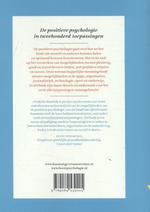 Positieve psychologie achterzijde