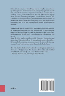 Doing qualitative research achterzijde
