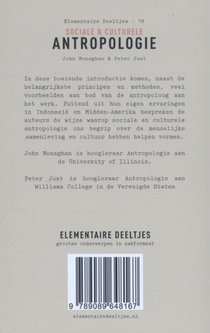 Sociale en culturele antropologie achterzijde