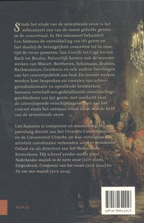 Het soloconcert achterzijde