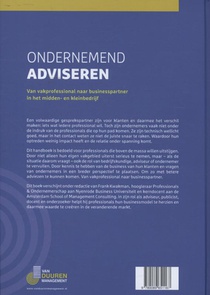 Ondernemend adviseren achterzijde