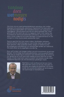 Vandaag doen wat morgen nodig is achterzijde