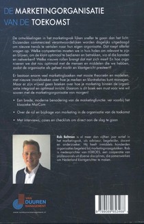 De marketingorganisatie van de toekomst achterzijde