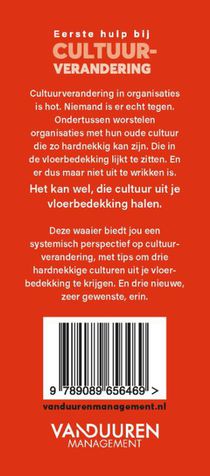 Eerste hulp bij cultuurverandering achterkant