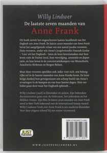 De Laatste zeven maanden van Anne Frank achterzijde