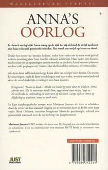 Anna's oorlog achterzijde
