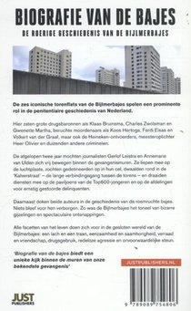 Biografie van de bajes achterzijde